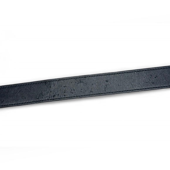 Gucci Kids GG Marmont Belt • Black Leather Silver GG • Fits Adults XS–S Full Set - Picture 6 of 8